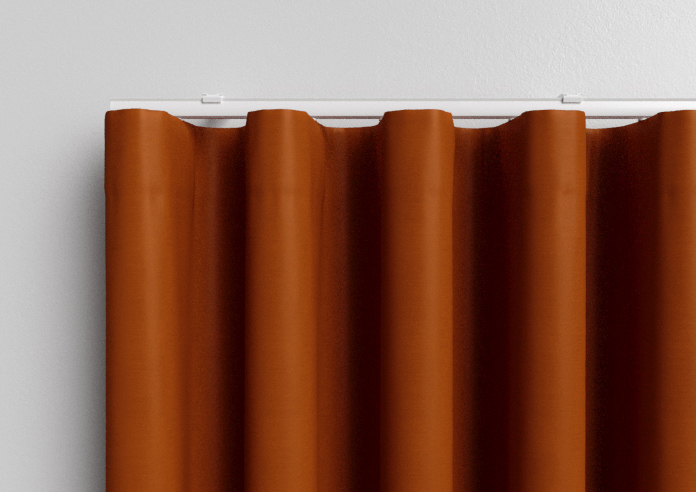 Shima Faux Silk, Rust - Made to Measure Curtains - Image 13
